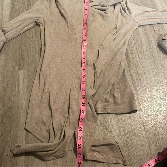 Converse All Star beige open cotton blend cardigan - Picture 6 of 6